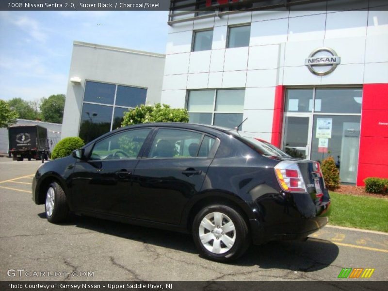 Super Black / Charcoal/Steel 2008 Nissan Sentra 2.0