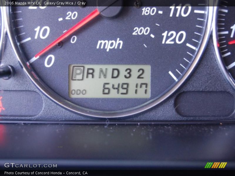 Galaxy Gray Mica / Gray 2006 Mazda MPV LX