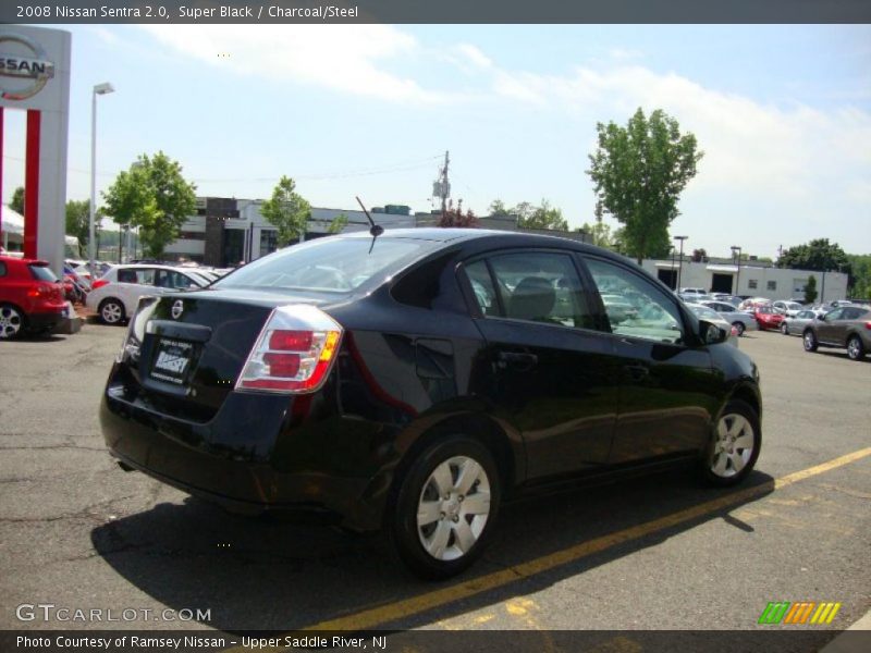 Super Black / Charcoal/Steel 2008 Nissan Sentra 2.0