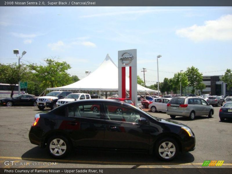 Super Black / Charcoal/Steel 2008 Nissan Sentra 2.0