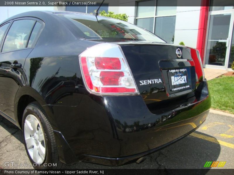 Super Black / Charcoal/Steel 2008 Nissan Sentra 2.0
