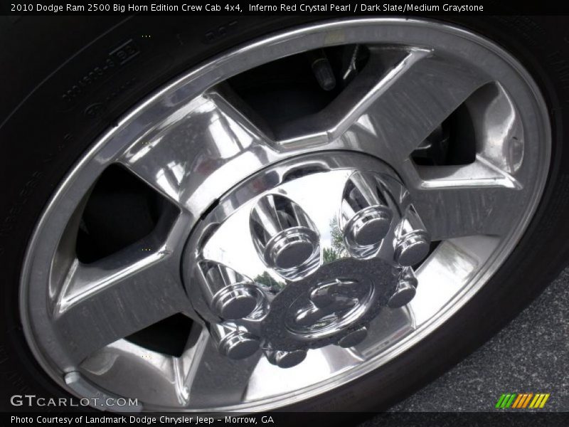 Inferno Red Crystal Pearl / Dark Slate/Medium Graystone 2010 Dodge Ram 2500 Big Horn Edition Crew Cab 4x4