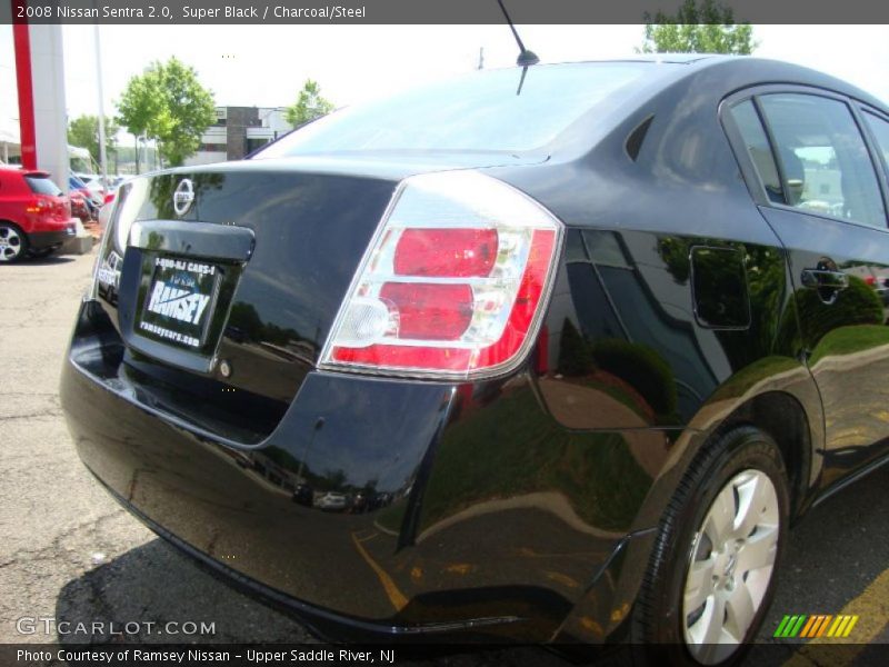 Super Black / Charcoal/Steel 2008 Nissan Sentra 2.0