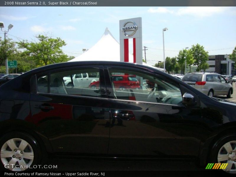 Super Black / Charcoal/Steel 2008 Nissan Sentra 2.0