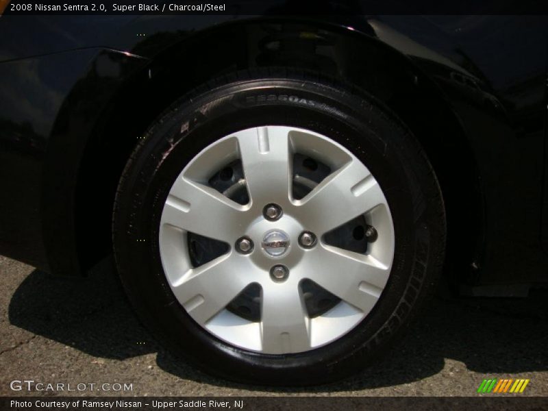 Super Black / Charcoal/Steel 2008 Nissan Sentra 2.0
