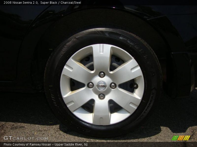 Super Black / Charcoal/Steel 2008 Nissan Sentra 2.0