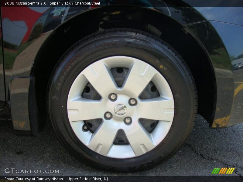 Super Black / Charcoal/Steel 2008 Nissan Sentra 2.0