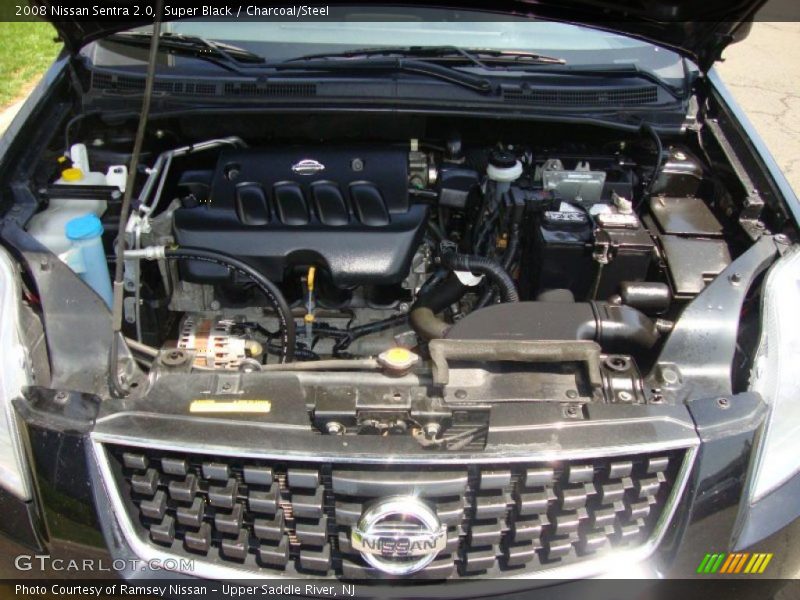 Super Black / Charcoal/Steel 2008 Nissan Sentra 2.0