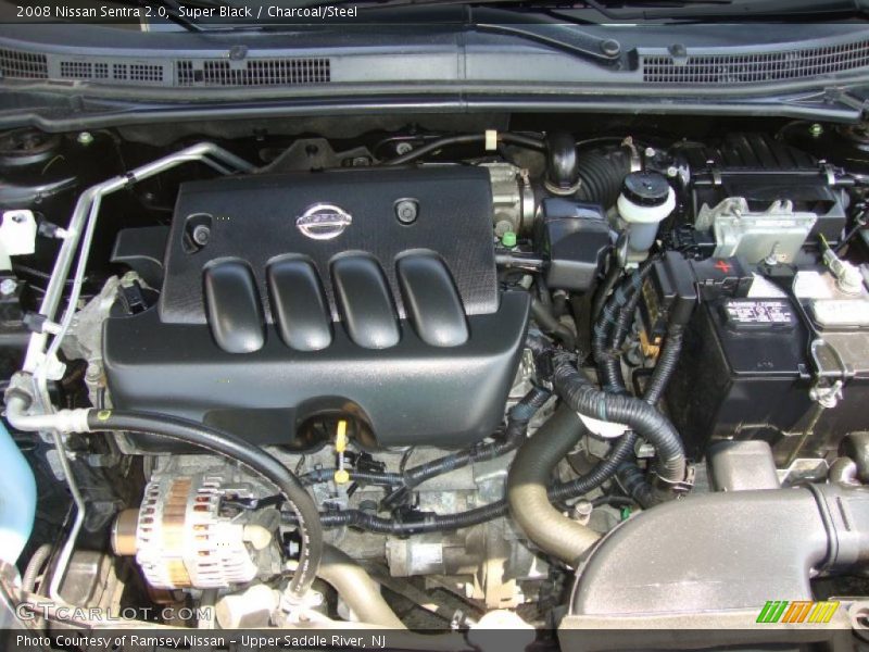 Super Black / Charcoal/Steel 2008 Nissan Sentra 2.0
