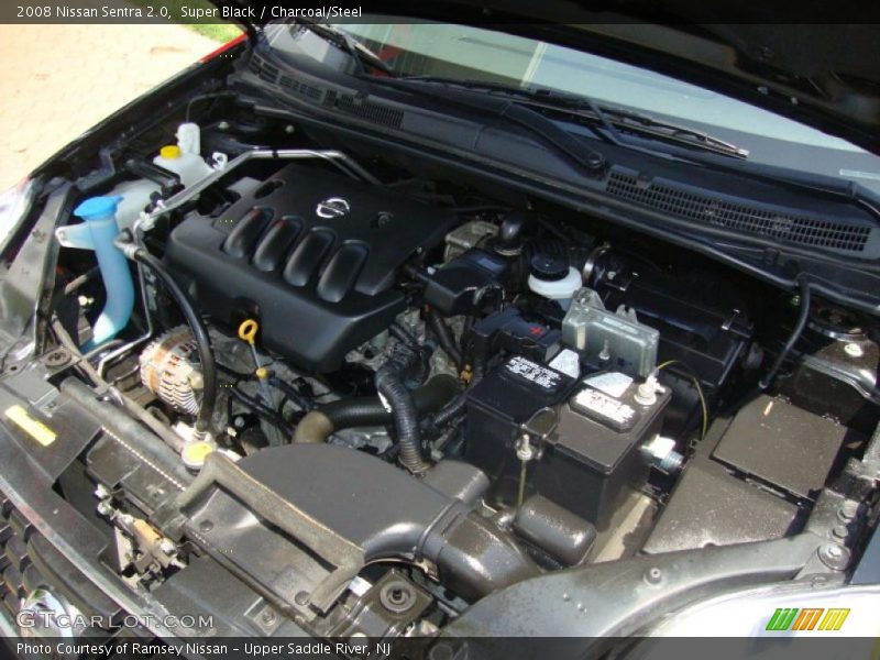 Super Black / Charcoal/Steel 2008 Nissan Sentra 2.0