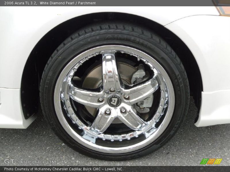 White Diamond Pearl / Parchment 2006 Acura TL 3.2