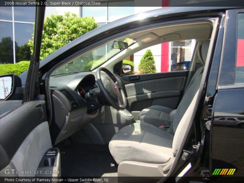 Super Black / Charcoal/Steel 2008 Nissan Sentra 2.0