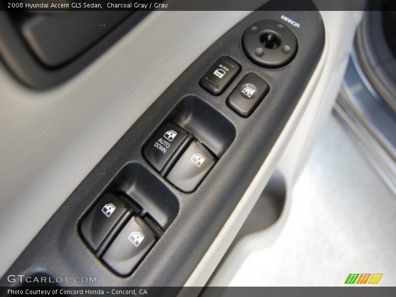 Charcoal Gray / Gray 2008 Hyundai Accent GLS Sedan