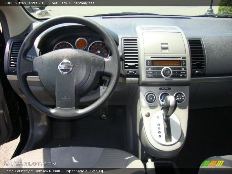 Super Black / Charcoal/Steel 2008 Nissan Sentra 2.0