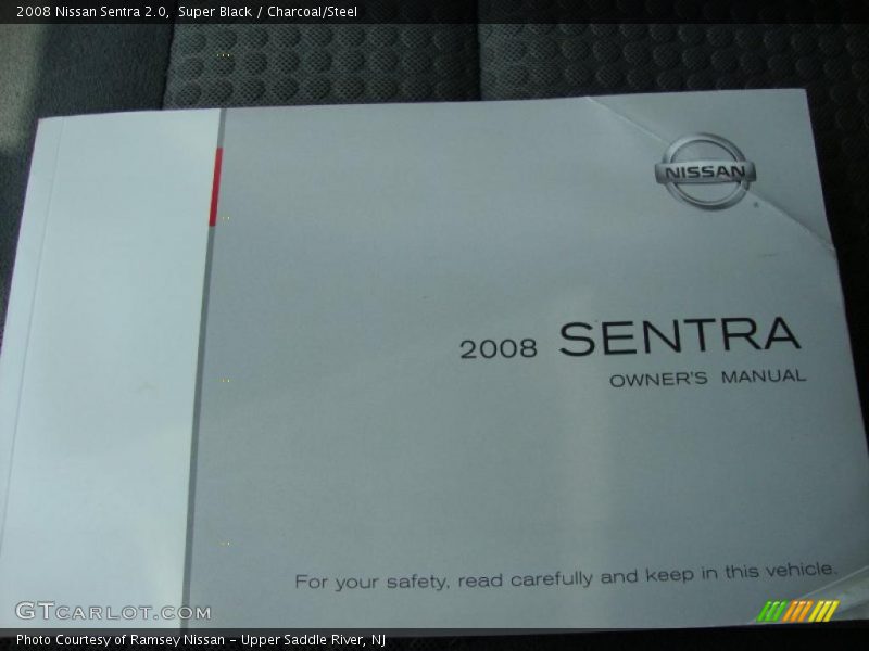 Super Black / Charcoal/Steel 2008 Nissan Sentra 2.0