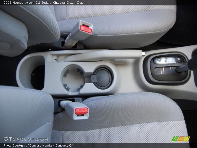 Charcoal Gray / Gray 2008 Hyundai Accent GLS Sedan