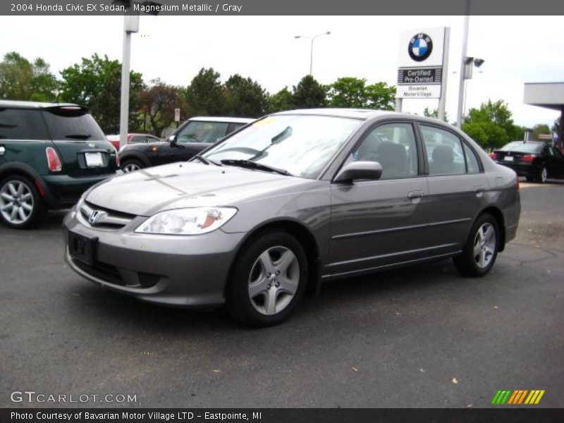 Magnesium Metallic / Gray 2004 Honda Civic EX Sedan