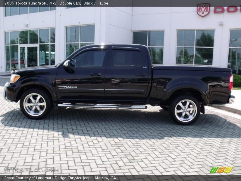 Black / Taupe 2006 Toyota Tundra SR5 X-SP Double Cab