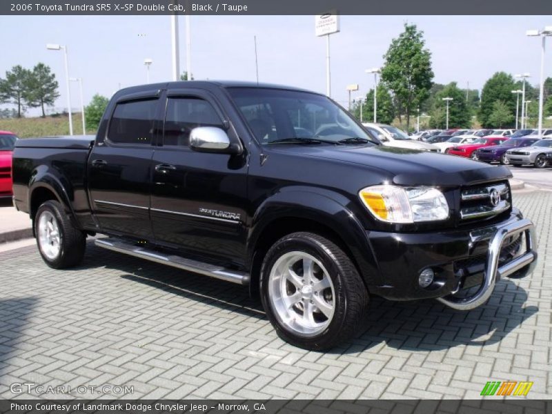 Black / Taupe 2006 Toyota Tundra SR5 X-SP Double Cab