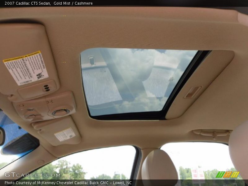 Gold Mist / Cashmere 2007 Cadillac CTS Sedan