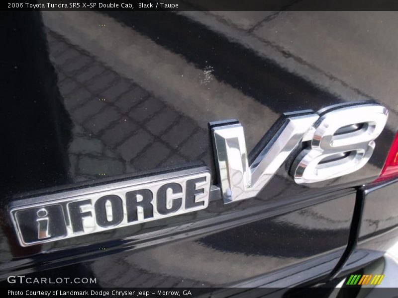 Black / Taupe 2006 Toyota Tundra SR5 X-SP Double Cab