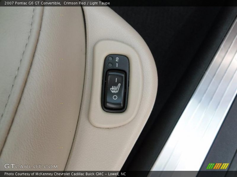 Crimson Red / Light Taupe 2007 Pontiac G6 GT Convertible