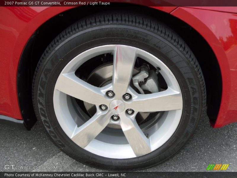 Crimson Red / Light Taupe 2007 Pontiac G6 GT Convertible
