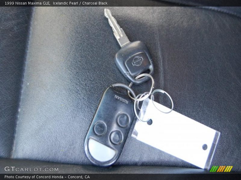 Icelandic Pearl / Charcoal Black 1999 Nissan Maxima GLE