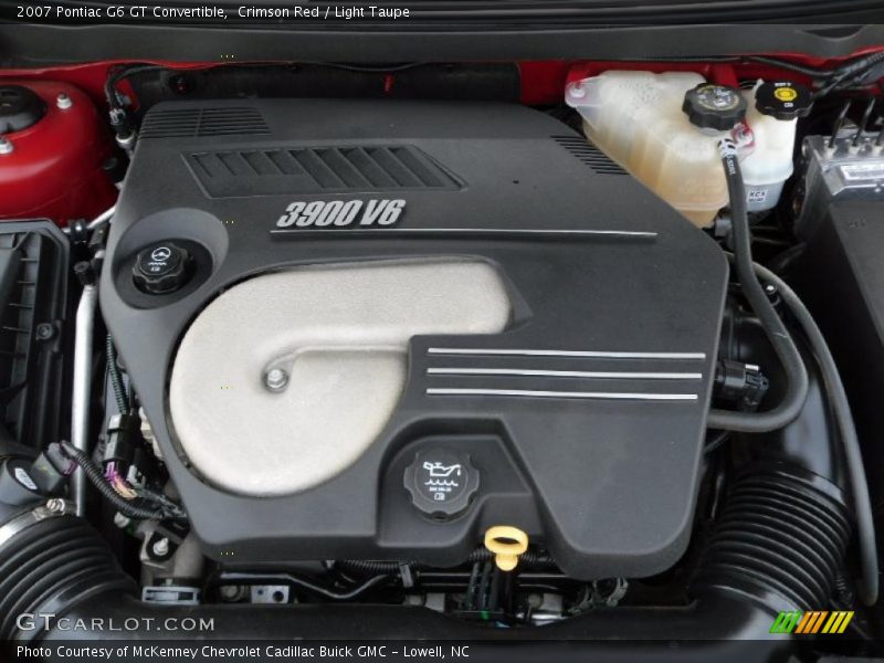Crimson Red / Light Taupe 2007 Pontiac G6 GT Convertible