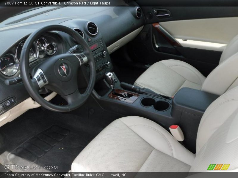 Crimson Red / Light Taupe 2007 Pontiac G6 GT Convertible
