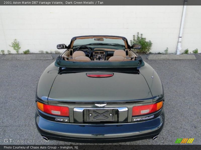 Dark Green Metallic / Tan 2001 Aston Martin DB7 Vantage Volante