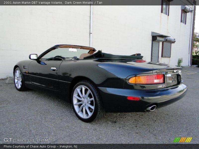 Dark Green Metallic / Tan 2001 Aston Martin DB7 Vantage Volante
