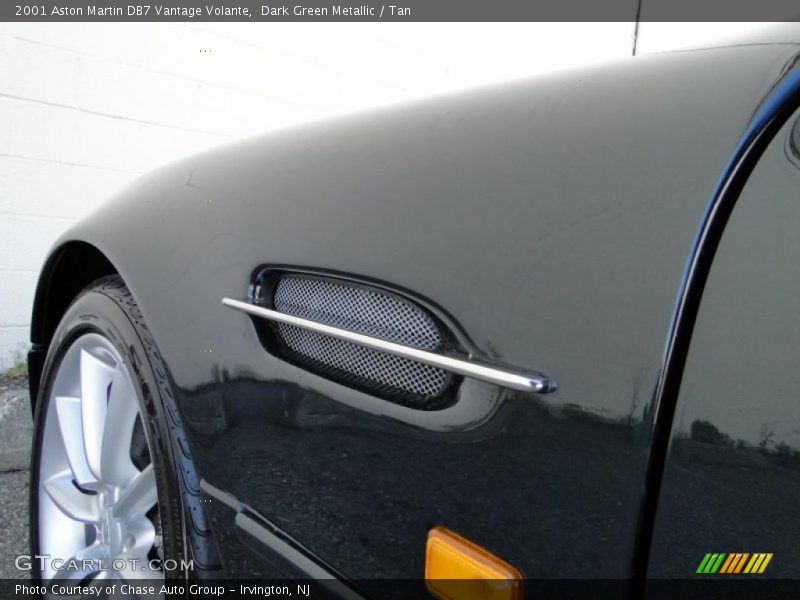 Dark Green Metallic / Tan 2001 Aston Martin DB7 Vantage Volante