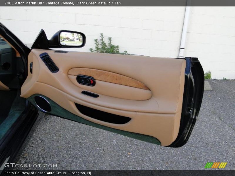 Dark Green Metallic / Tan 2001 Aston Martin DB7 Vantage Volante