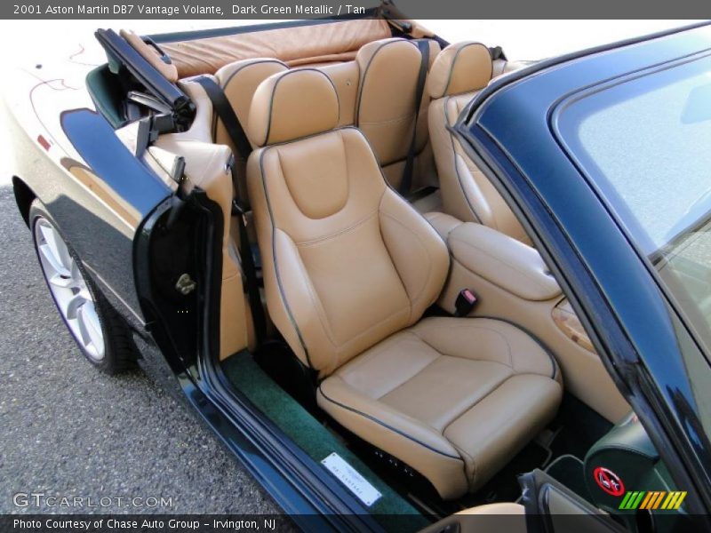 Dark Green Metallic / Tan 2001 Aston Martin DB7 Vantage Volante