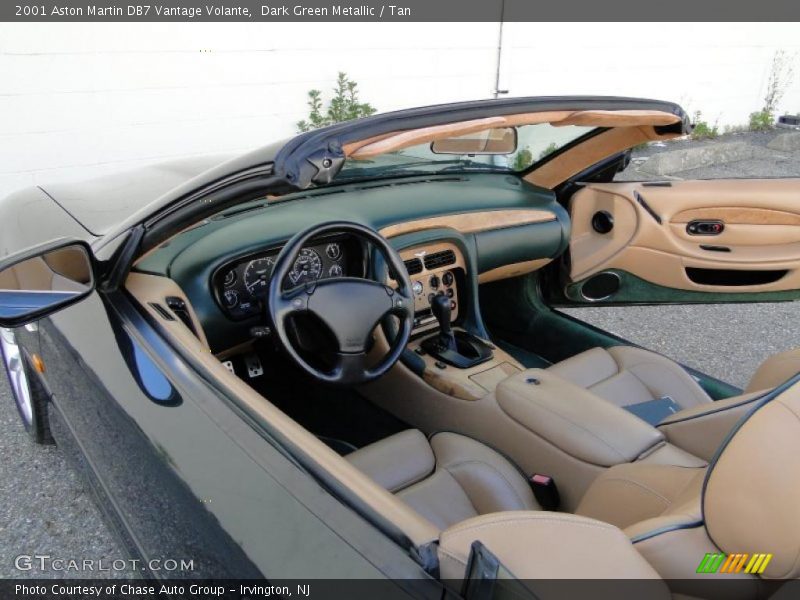 Dark Green Metallic / Tan 2001 Aston Martin DB7 Vantage Volante