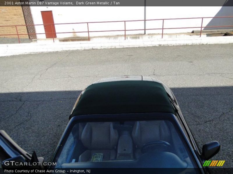 Dark Green Metallic / Tan 2001 Aston Martin DB7 Vantage Volante