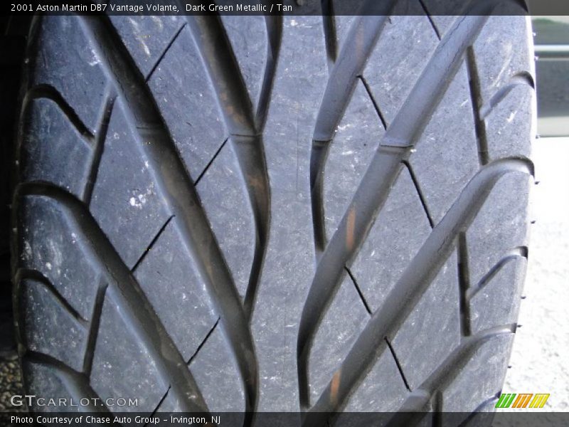Dark Green Metallic / Tan 2001 Aston Martin DB7 Vantage Volante