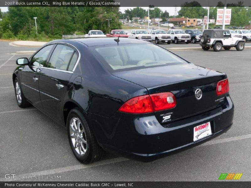 Ming Blue Metallic / Cocoa/Cashmere 2007 Buick Lucerne CXL