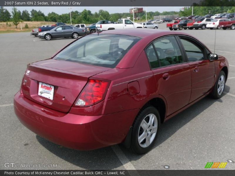 Berry Red / Gray 2007 Saturn ION 2 Sedan