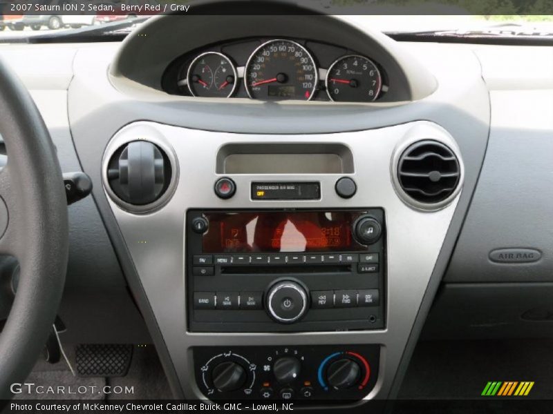 Berry Red / Gray 2007 Saturn ION 2 Sedan
