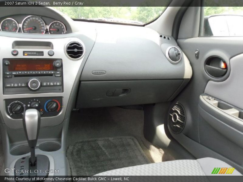 Berry Red / Gray 2007 Saturn ION 2 Sedan