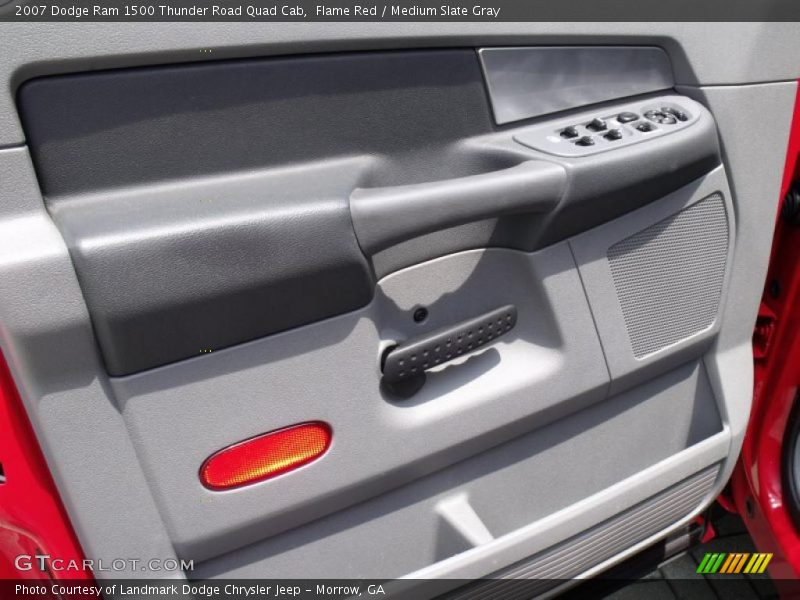 Flame Red / Medium Slate Gray 2007 Dodge Ram 1500 Thunder Road Quad Cab