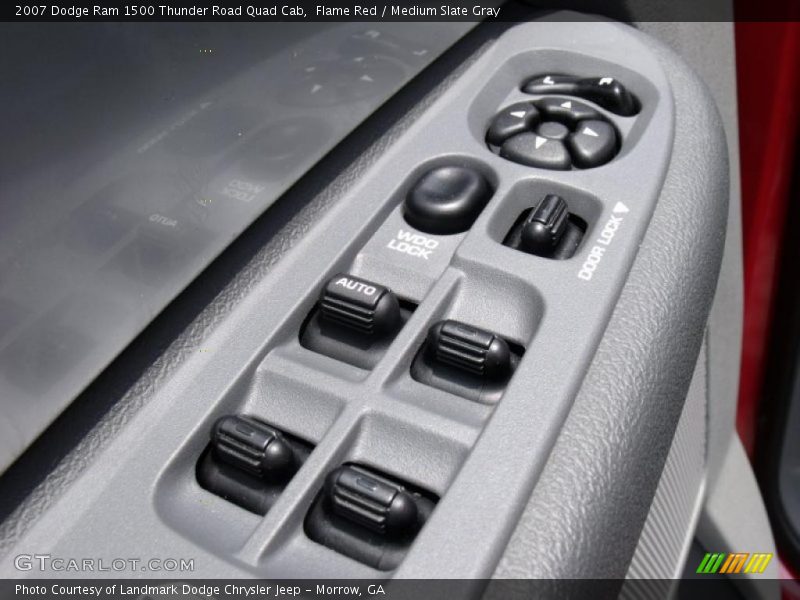 Flame Red / Medium Slate Gray 2007 Dodge Ram 1500 Thunder Road Quad Cab