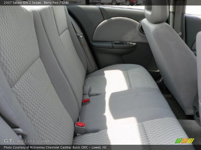 Berry Red / Gray 2007 Saturn ION 2 Sedan