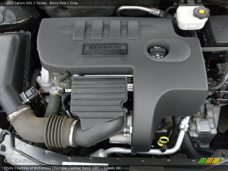 Berry Red / Gray 2007 Saturn ION 2 Sedan