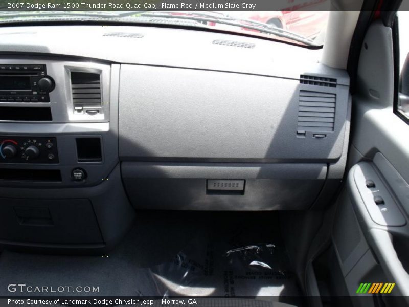 Flame Red / Medium Slate Gray 2007 Dodge Ram 1500 Thunder Road Quad Cab