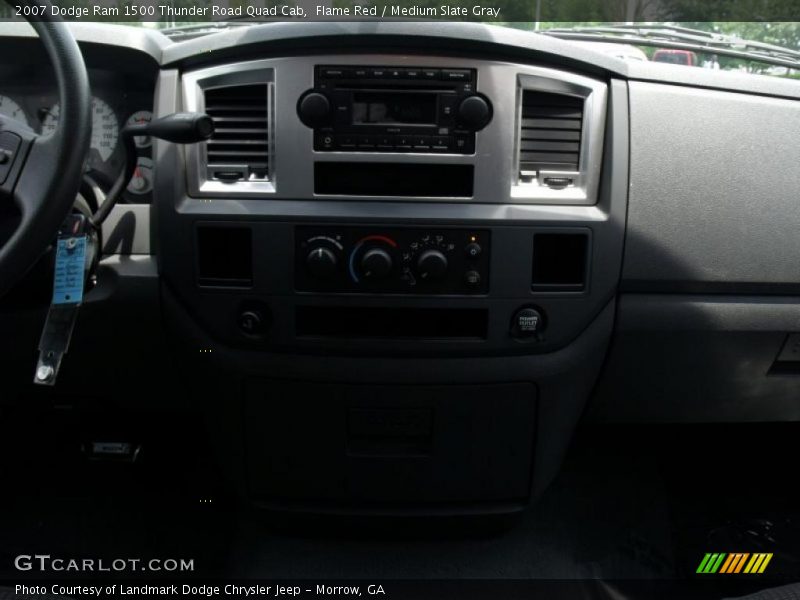 Flame Red / Medium Slate Gray 2007 Dodge Ram 1500 Thunder Road Quad Cab