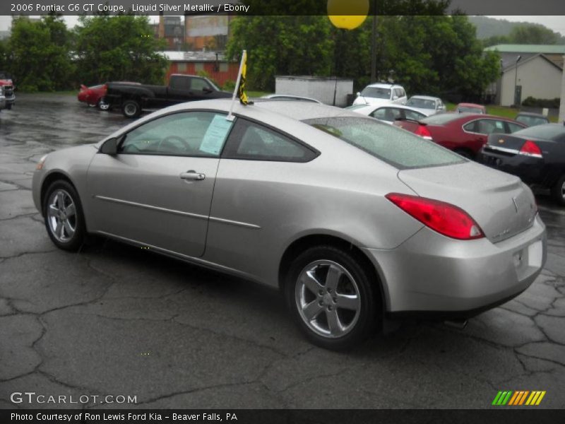Liquid Silver Metallic / Ebony 2006 Pontiac G6 GT Coupe