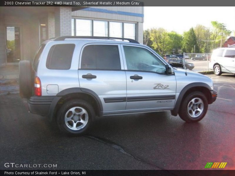 Silverleaf Metallic / Medium Gray 2003 Chevrolet Tracker ZR2 4WD Hard Top